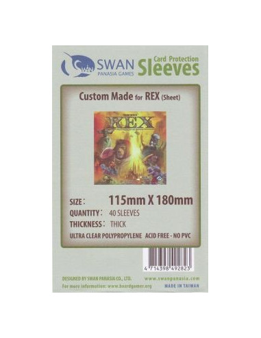 115mm x 180mm: Sleeves Thick (40)