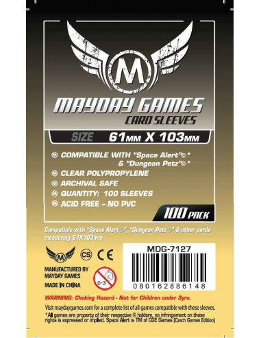 61mm x 103mm: Magnum Space Card Sleeves (100)