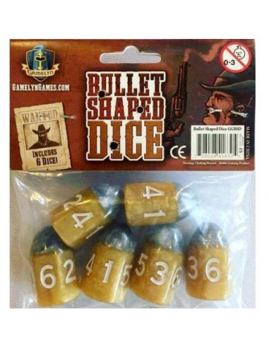 Tiny Epic Western Bullet Shaped Dice