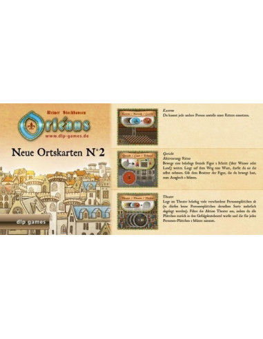 Orleans: Neue Ortskarten N°2