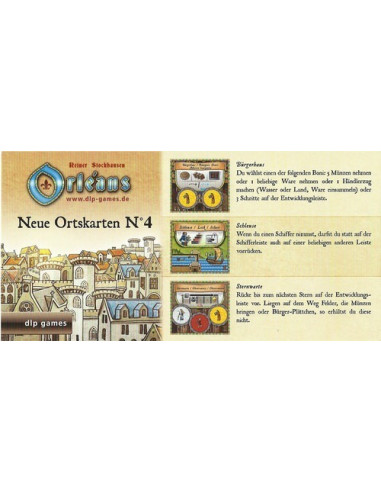 Orleans: Neue Ortskarten N°4