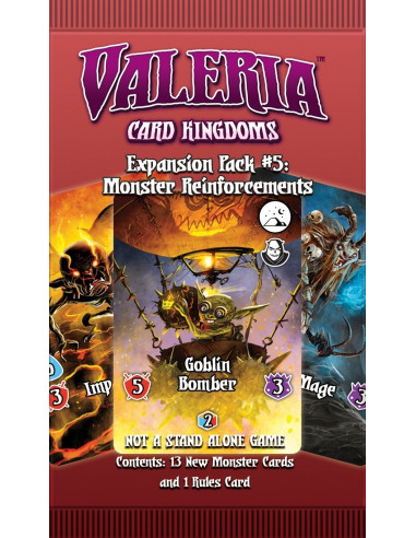 Valeria: Card Kingdoms – Expansion Pack #05: Monster Reinforcement