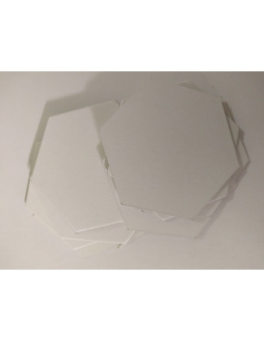 Hexagon 45mm blanco