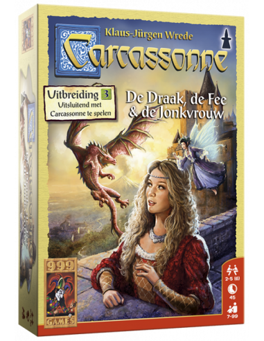 Carcassonne: De Draak, de Fee en de Jonkvrouw (Dutch)