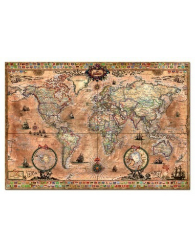 Antique World Map (1000 stuks)