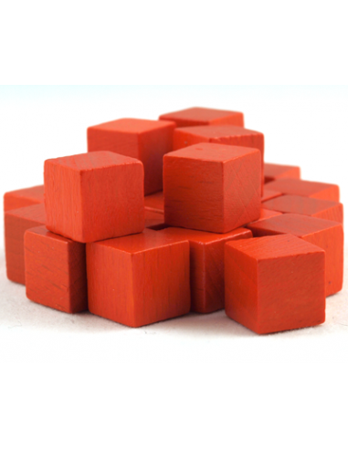 10mm wooden cubes