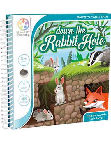 Smart Games Magnetic Travel: Down The Rabbit Hole