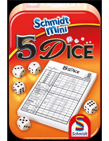 Schmidt mini - 5 Dice (yahtzee)