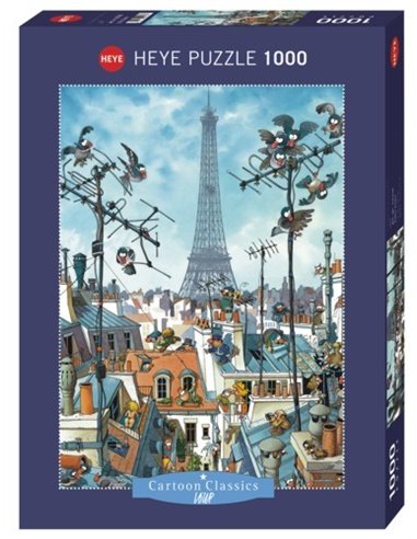 Puzzel Cartoon Classic Paris (1000)