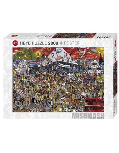 Puzzel - Brittish Music History (2000pcs)