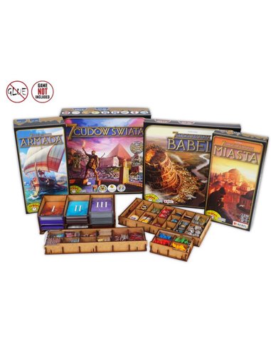 e-Raptor Insert: 7 Wonders + all expansions