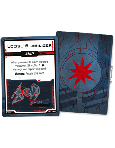 Star Wars X-wing 2.0 Galactic Empire Damage Deck