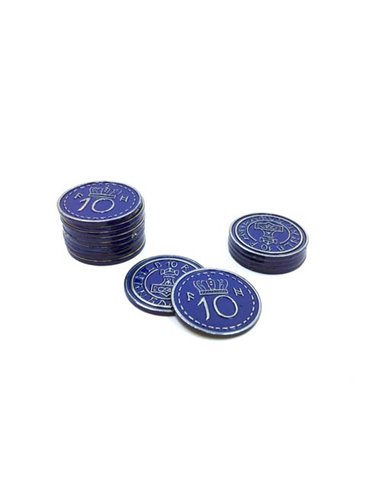 Scythe Promo 15 -15 Metal $10 Blue Coins