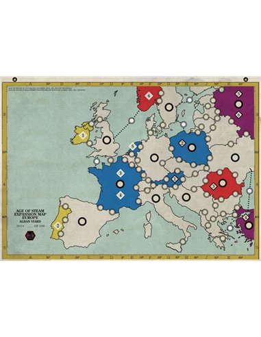 Age of Steam Expansion: Old Europe / 51st State