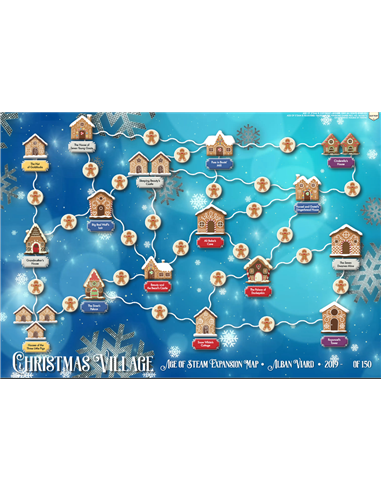 Age of Steam Expansion: Christmas Village / Mexico
