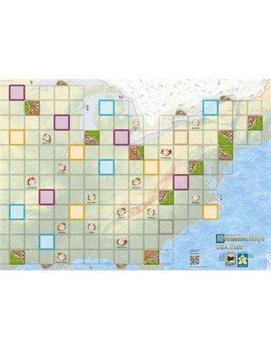 Carcassonne Maps - USA east