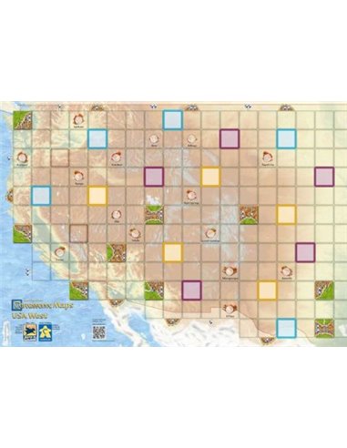Carcassonne Maps - USA west