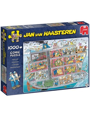 Cruiseschip - Jan van Haasteren (1000)