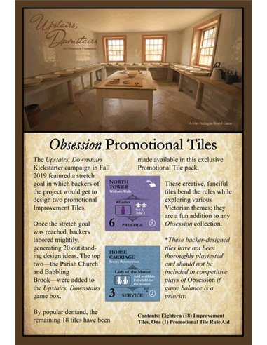 Obsession: Promotional Tiles