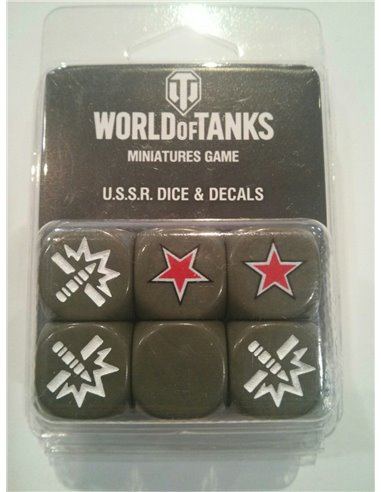 World of Tanks U.S.S.R. Dice (x6) & Decal (x1)