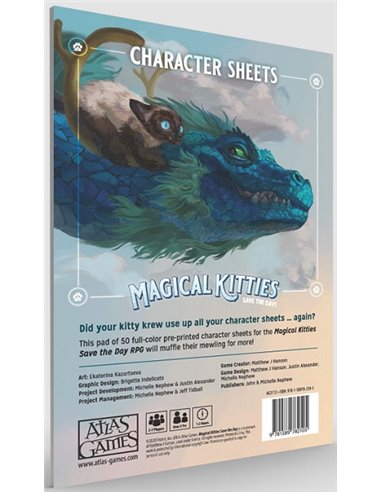 Magical Kitties: Save the Day Kitty - Character Sheets