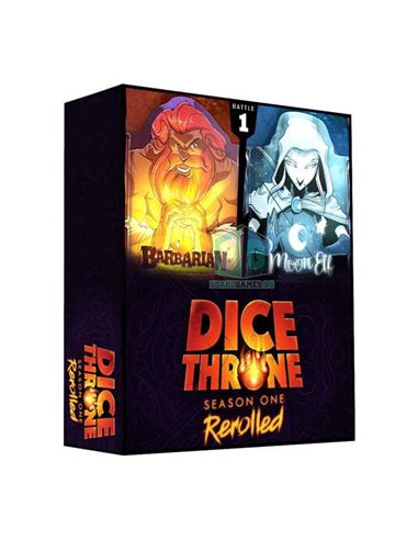 Dice Throne: Season One ReRolled - 1 Barbarian vs Moon Elf