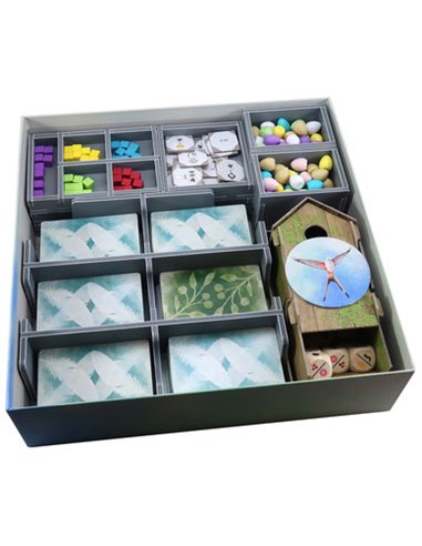 Folded Space Organizer: Wingspan Core Game Europe And Oceania Insert