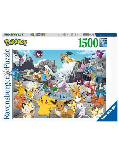 Puzzle: Pokémon Classics (1500 Pieces)