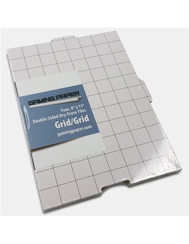 Gaming Paper Tiles: 8x11 Grid/Grid