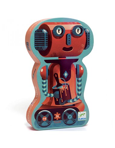Djeco  Puzzel - Bob the robot 36 pcs