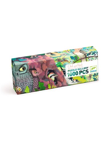 Djeco GALLERY PUZZLE - Owls and birds 1000 pcs