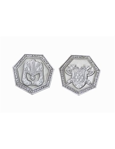 Fantasy Coins - Dwarven Silver (10 stuks)