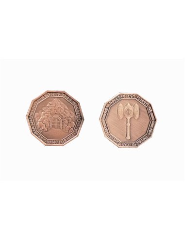 Fantasy Coins - Dwarven Copper (10 stuks)