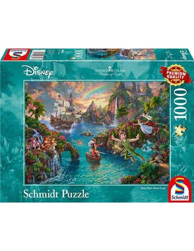 Puzzle: Thomas Kinkade Disney Peter Pan (1000 Teile)