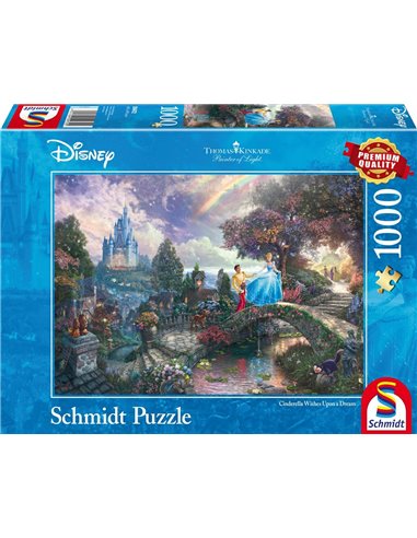 Puzzle: Thomas Kinkade Disney Cinderella (1000 Teile)