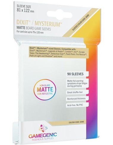 SLEEVES Matte Dixit Sleeves 81x122 mm