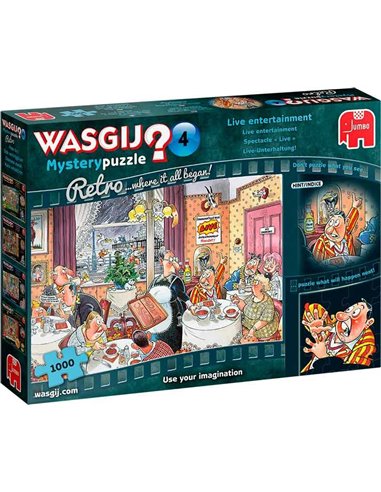 Wasgij Retro Mystery 4: Live entertainment (1000 Teile)