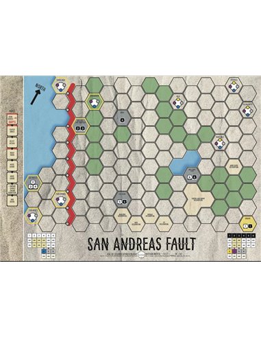 Age of Steam Expansion: San Andreas Fault