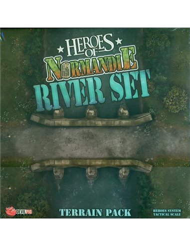 Heroes of Normandie River Set terrain Pack 