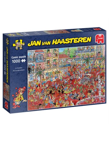 La Tomatina - Jan van Haasteren (1000)