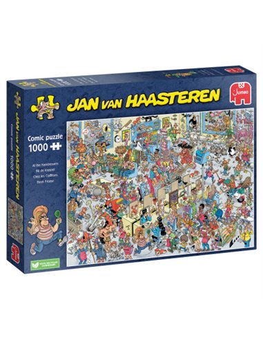 Bij de Kapper - Jan van Haasteren (1000)