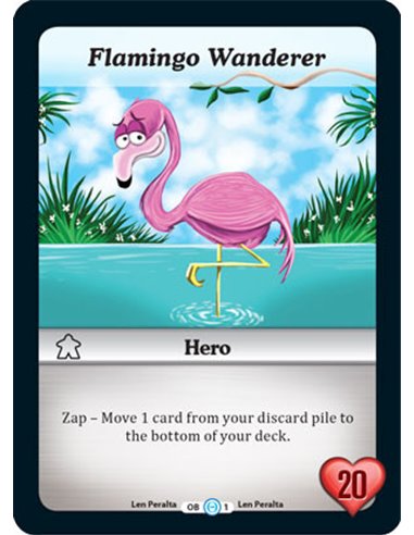 Munchkin Collectible Card Game: FlamingoWanderer Promo Card
