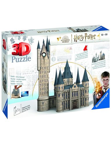 3D Puzzle: Harry Potter Hogwarts Castle - Astronomy Tower (615 Pieces)