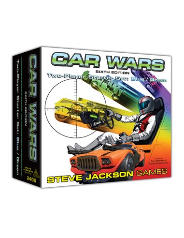 Car Wars  Sixth Edition Two-Player Starter Set Blue/Green