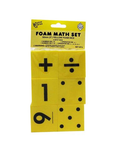 Foam math set