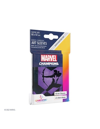 SLEEVES Marvel Champions - Hawkeye 66mm x 91mm (50 Stuks)