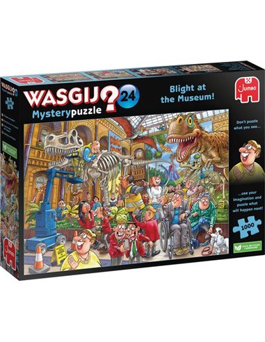 Wasgij Mystery 24: Blight at the museum! (1000 stukjes)