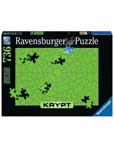 Puzzle: Krypt Neon Green (736 Pieces)