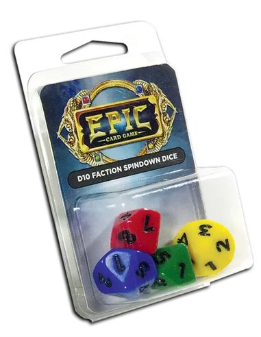 Epic Card Game: D10 Faction Spindown Dice Set