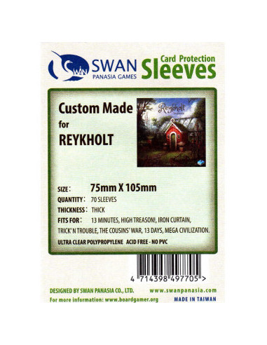 Swan: 75mm x 105mm: Sleeves (70 stuks)